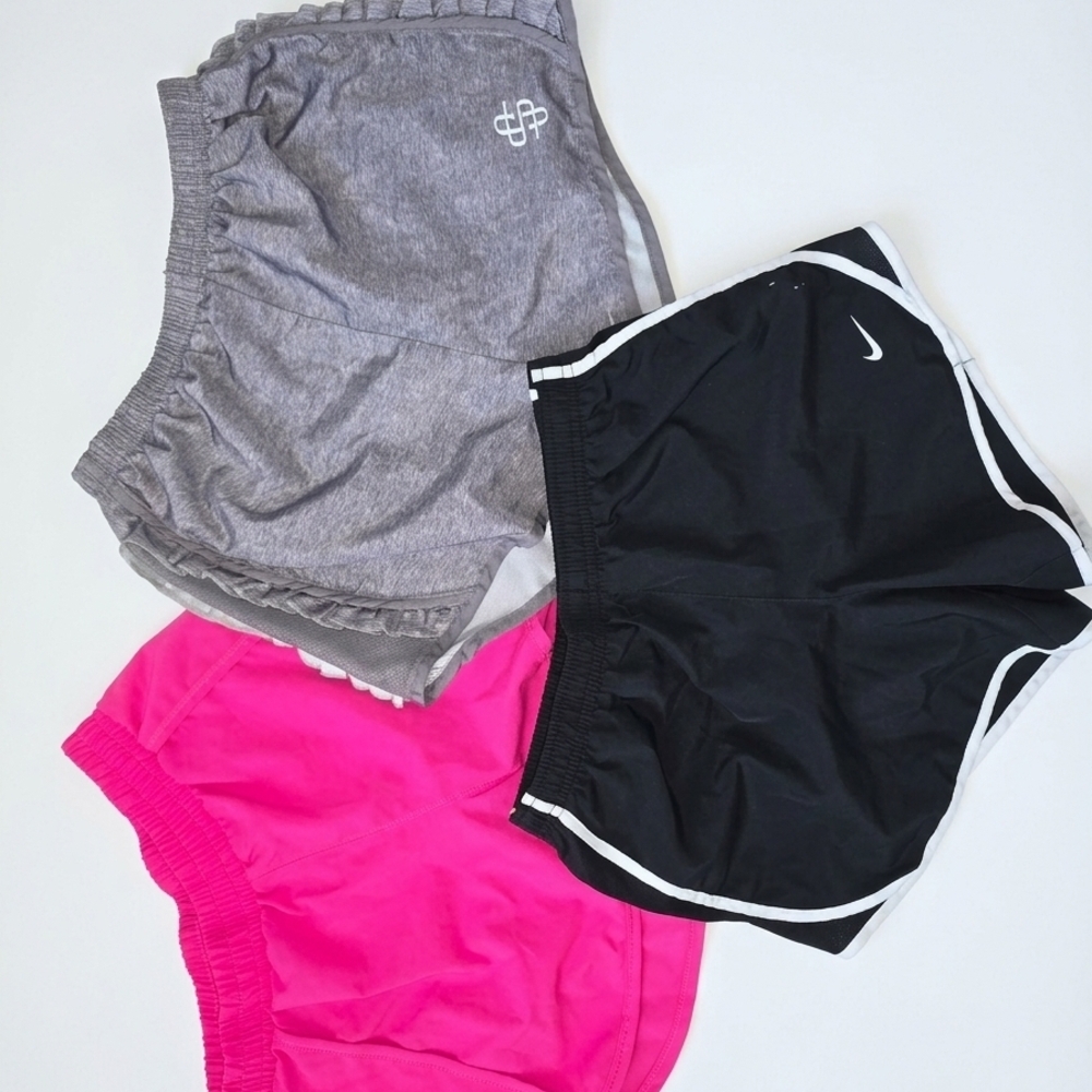 Kids Shorts Set - Gray, Black, Pink - Nike, All In Motion, Simply Southern